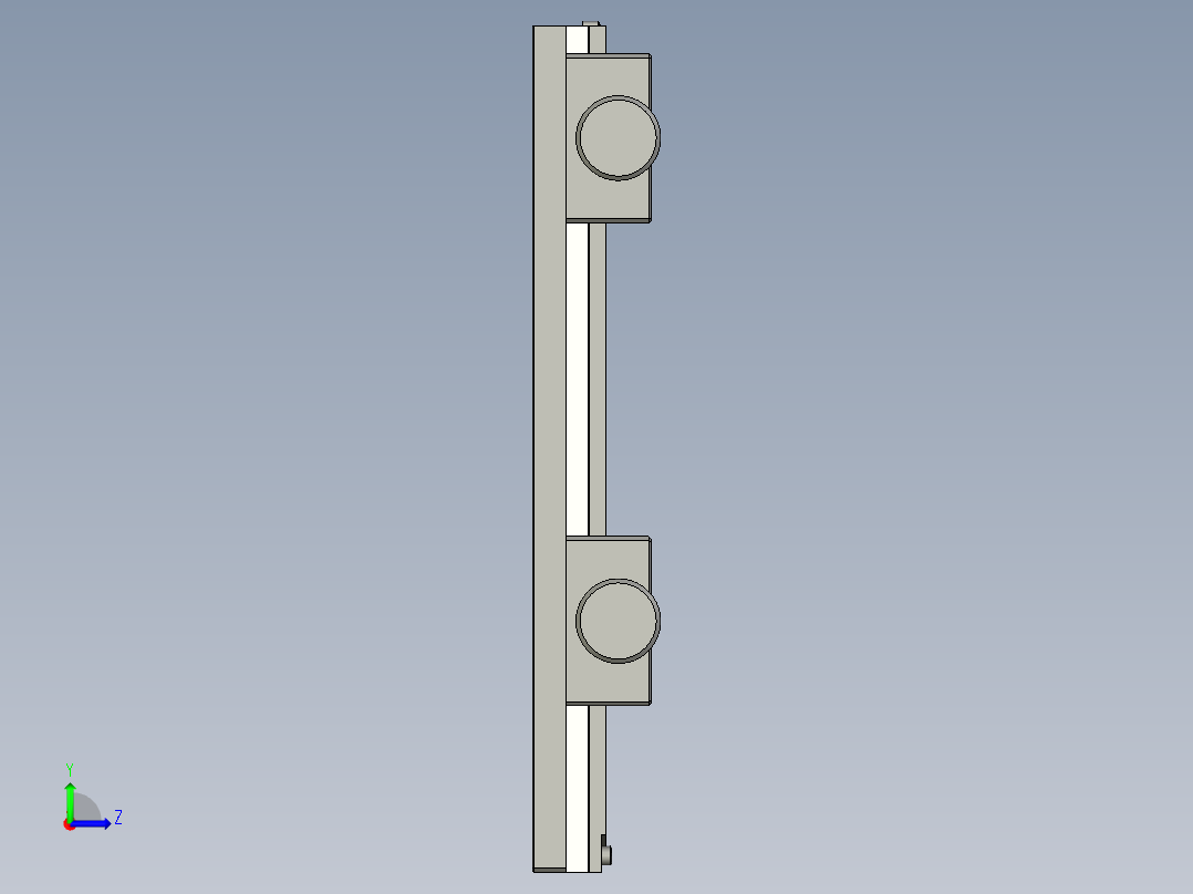 LWX40-L350手动滑台-a左视图