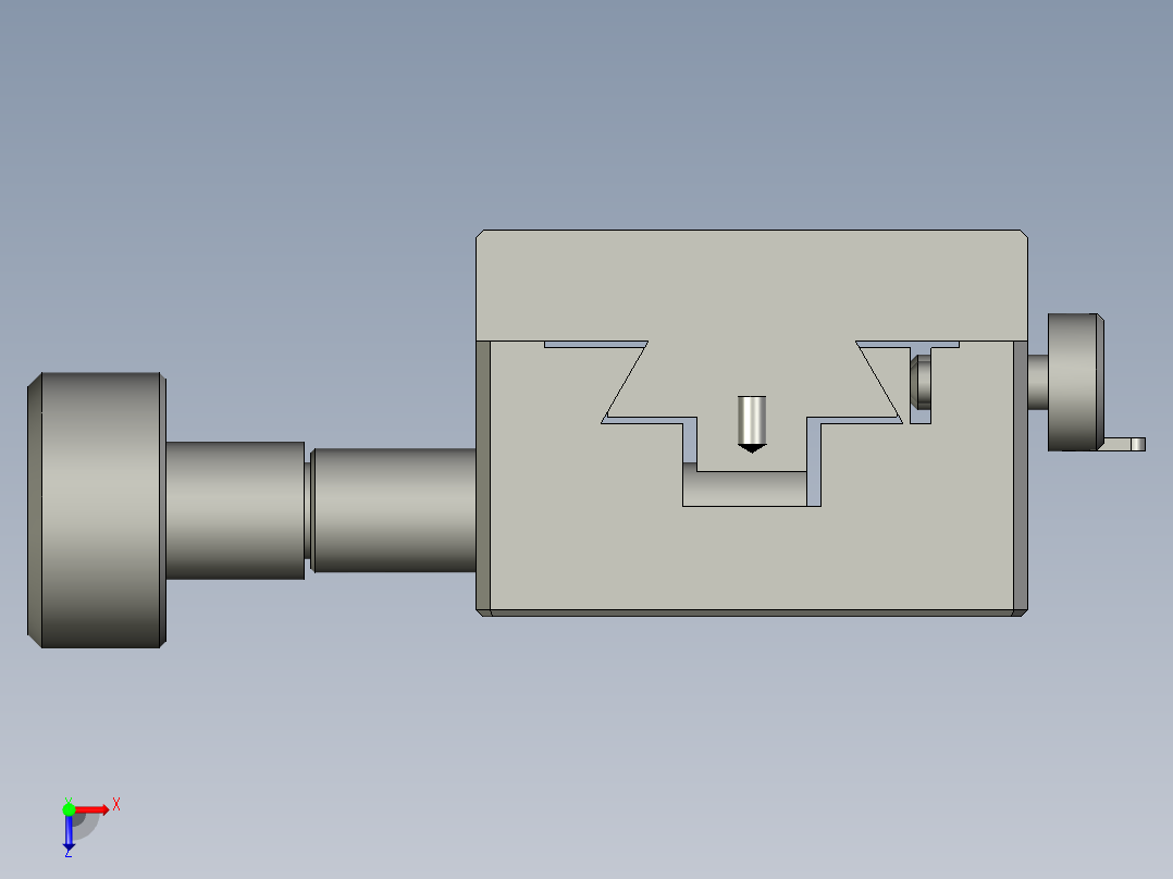 LWX40-L350手动滑台-a俯视图