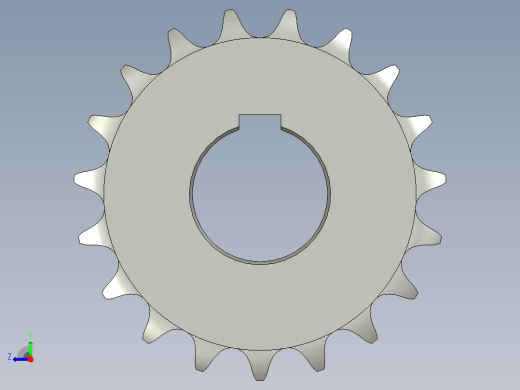 LC145MN-03-10取料台减速机链轮-12A19T右视缩略图