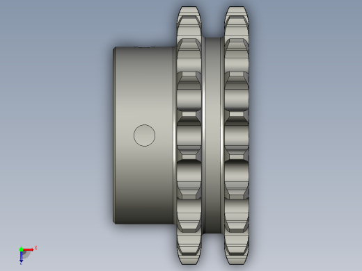 LC145MN-03-10取料台减速机链轮-12A19T俯视缩略图