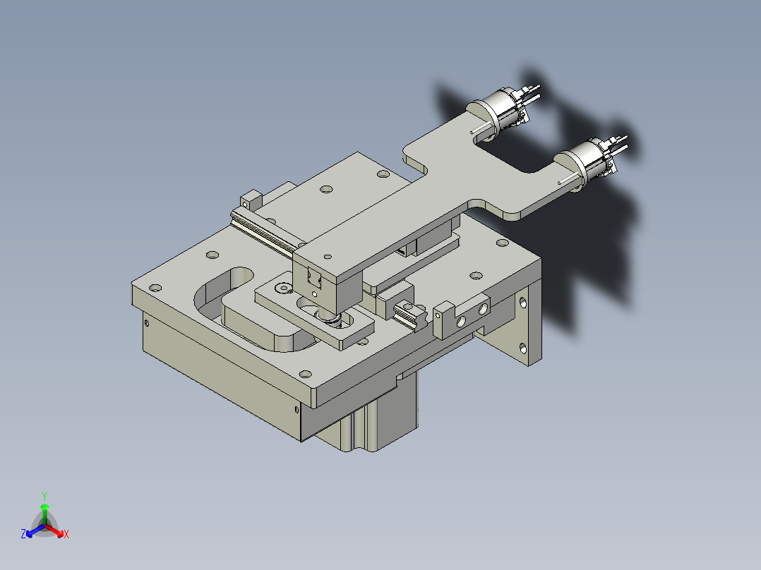 垂直平移搬运机构主视图