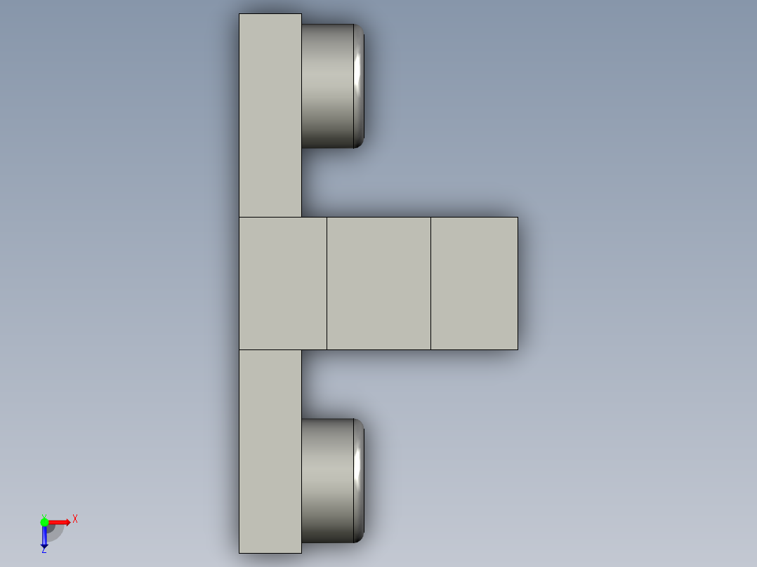 BC-SX672光电传感器_3俯视图