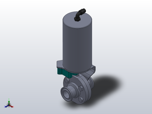 DDQX-07卡箍式气动蝶阀[DDQX-07-DN20]