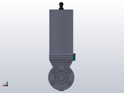 DDQX-07卡箍式气动蝶阀[DDQX-07-DN20]后视缩略图