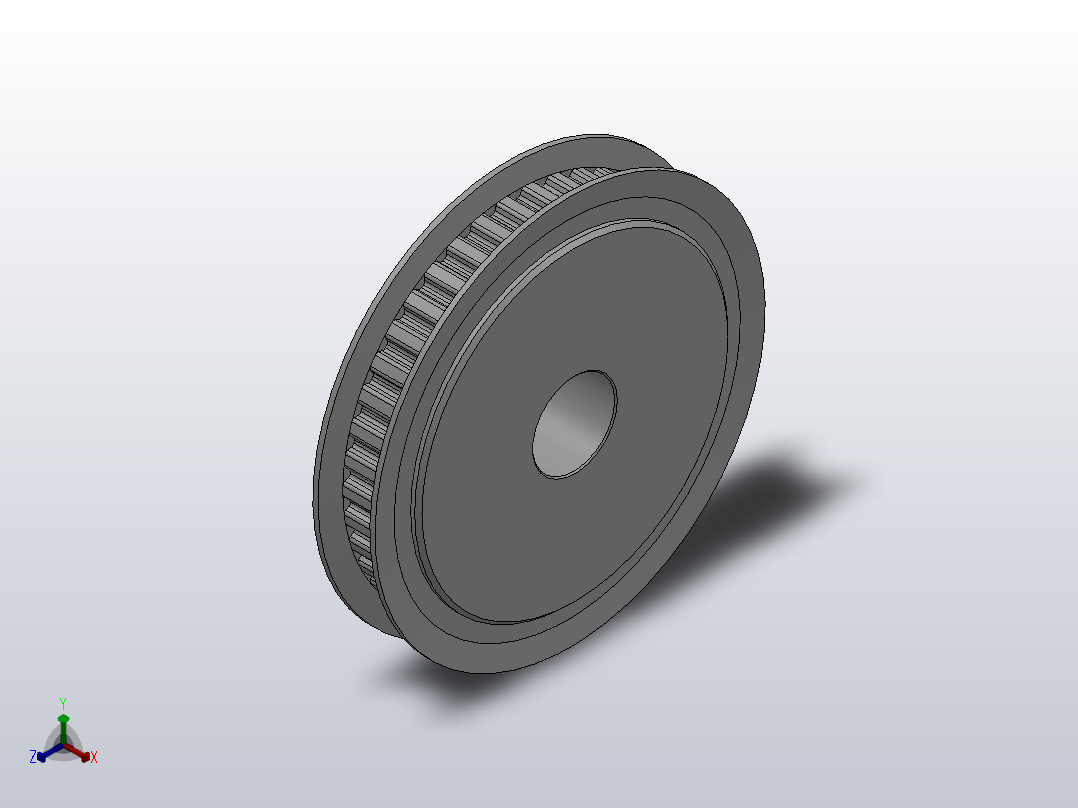 标准型梯形齿同步带轮XL型_SXLHC-42-031-dc16-A主视图