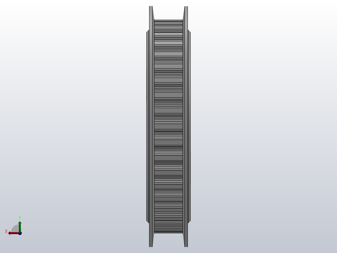 标准型梯形齿同步带轮XL型_SXLHC-42-031-dc16-A后视图
