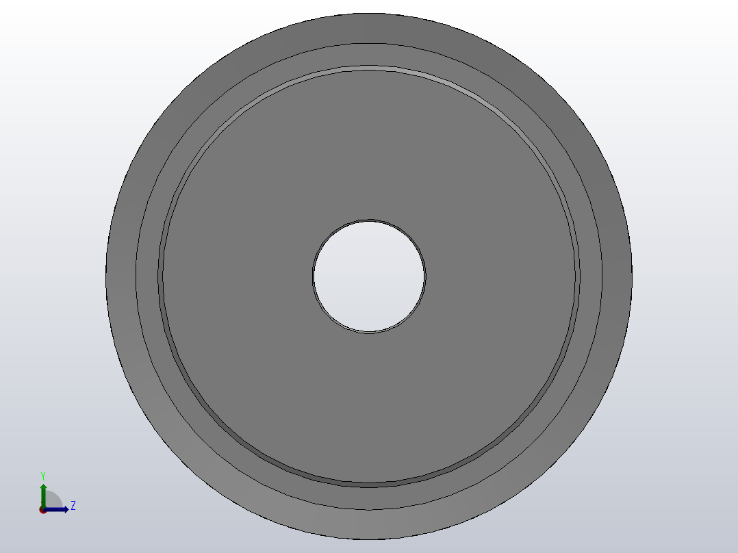 标准型梯形齿同步带轮XL型_SXLHC-42-031-dc16-A左视图