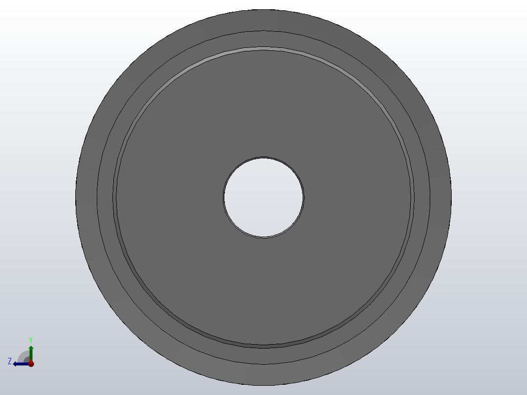 标准型梯形齿同步带轮XL型_SXLHC-42-031-dc16-A右视图