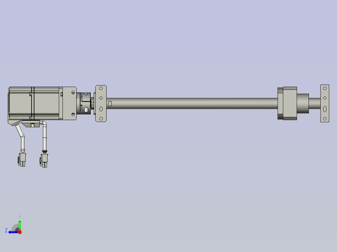 NG丝杠机械手右视图