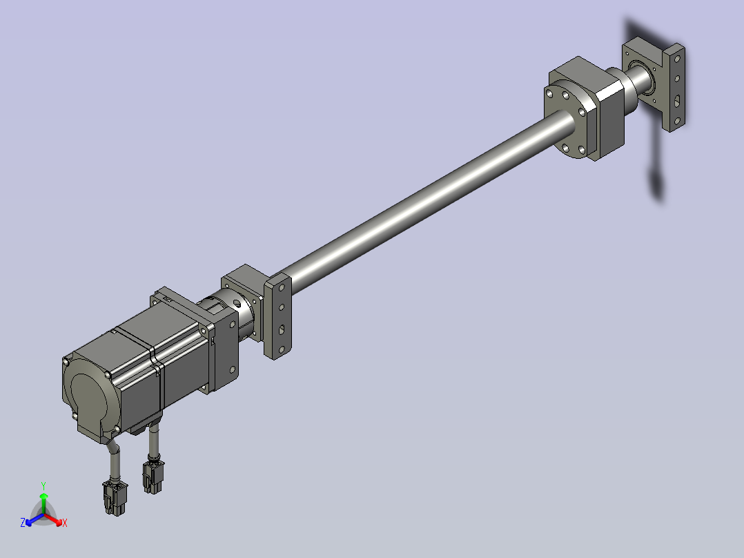 NG丝杠机械手正等轴测图