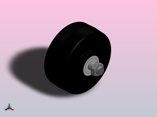 脚轮Colson-8_06688_369 MTG1正等轴测缩略图