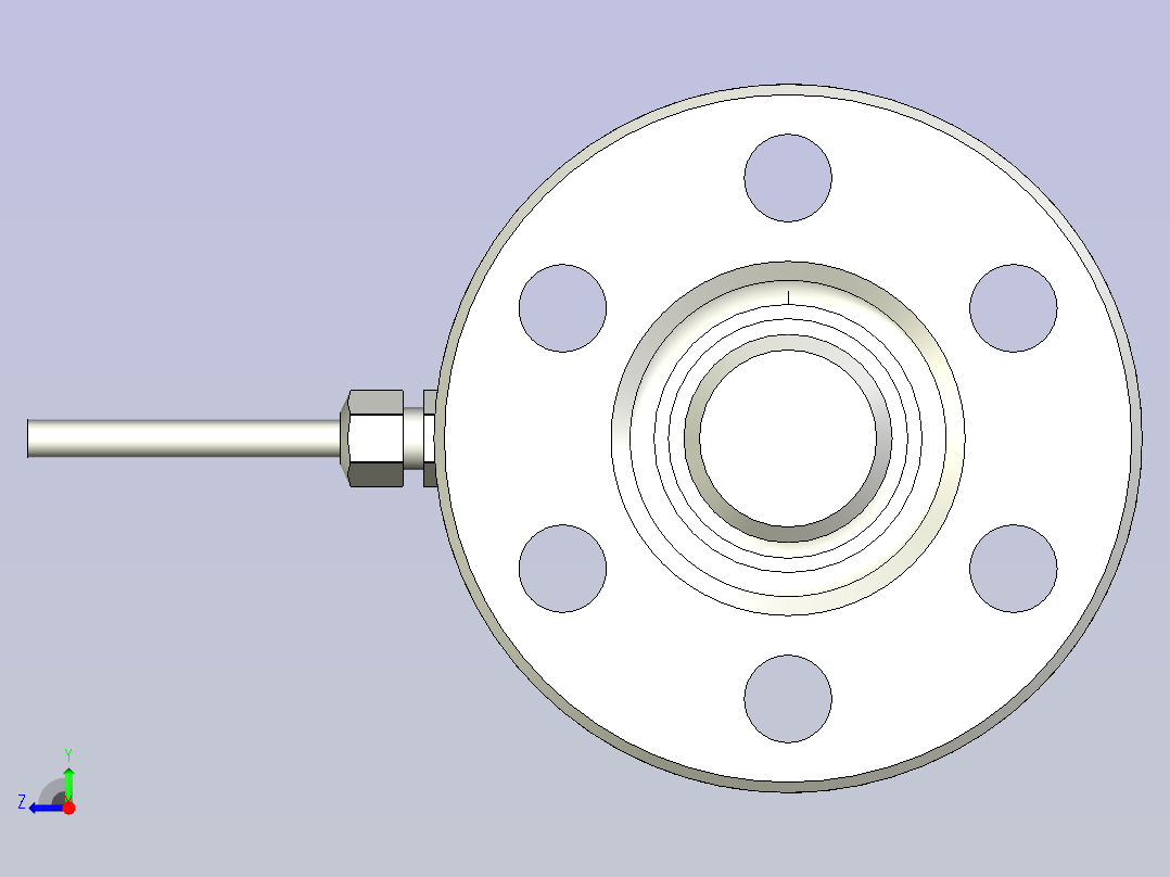 A0005157-EMS40-50千牛应变片膜力传感器称重传感器右视图
