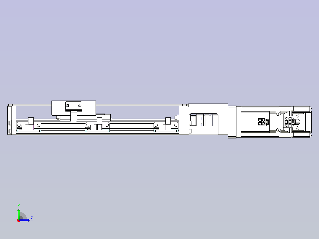 kk50-200A1-F0带MSMD012G1A电机左视图