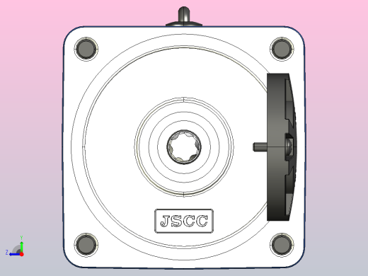 YB电磁制动电机200YB03右视缩略图