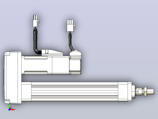 轻载电动缸TPA-ESR25-1002C-L100-MR-FA-W-P10-C3前视缩略图