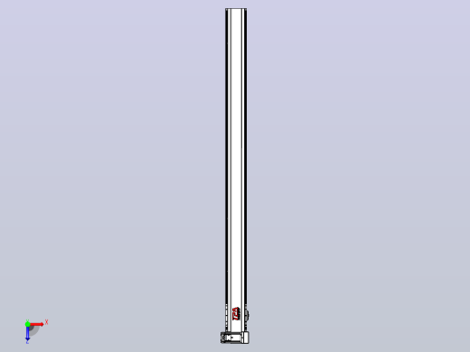 皮带直线轴半封闭可选导轨TPA-HNB-120D-110-L1600-RU-C-P40-N3俯视缩略图