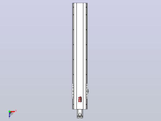 日规模组半封闭丝杆TPA-HNR-202D-2510C-L1000-M-C-P75-N3俯视缩略图