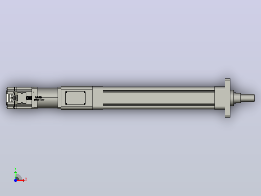 RKD50-200-D-FA-40-60减速机-B3直连电动缸前视缩略图