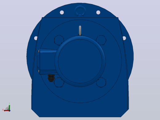 RF107法兰轴伸式安装斜齿轮减速机RF107-Y2.2-4P-100-M1-0°-Φ450后视缩略图