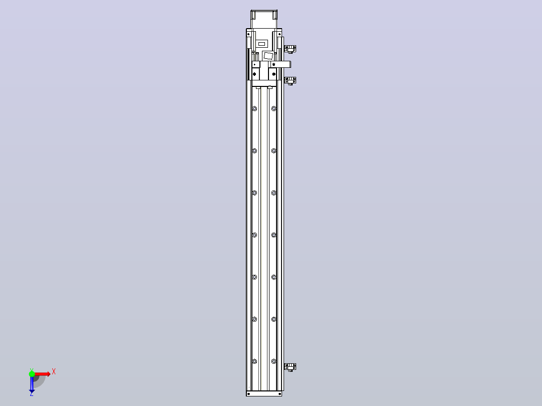 钢基模组TPA-KSR-8610C-840A1-MU-H0S1俯视图