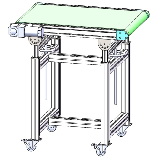 高度可调皮带机3D图纸 x_t格式缩略图