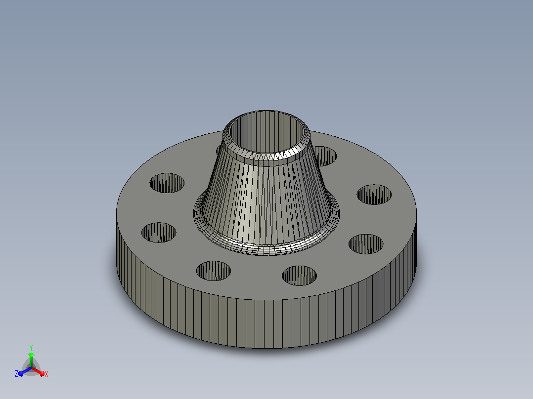 ASME B 16.5 RFWN法兰# 2500 NPS 15至NPS 300主视图