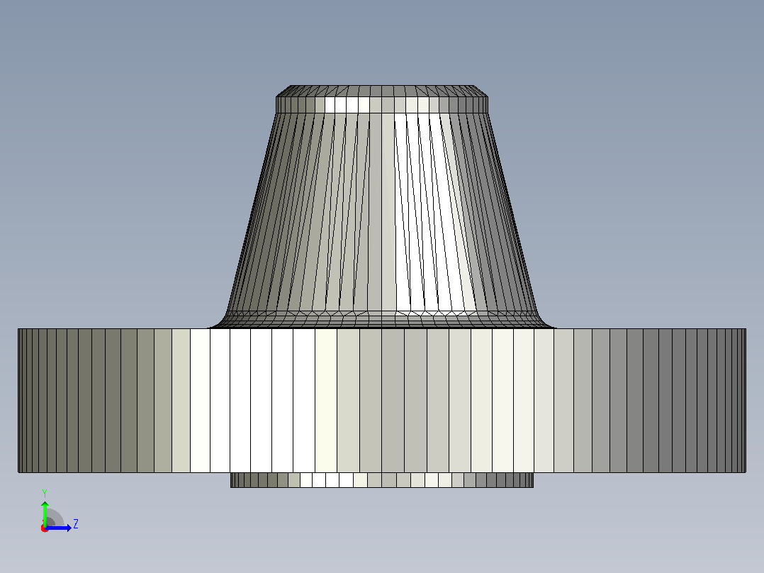 ASME B 16.5 RFWN法兰# 2500 NPS 15至NPS 300左视图