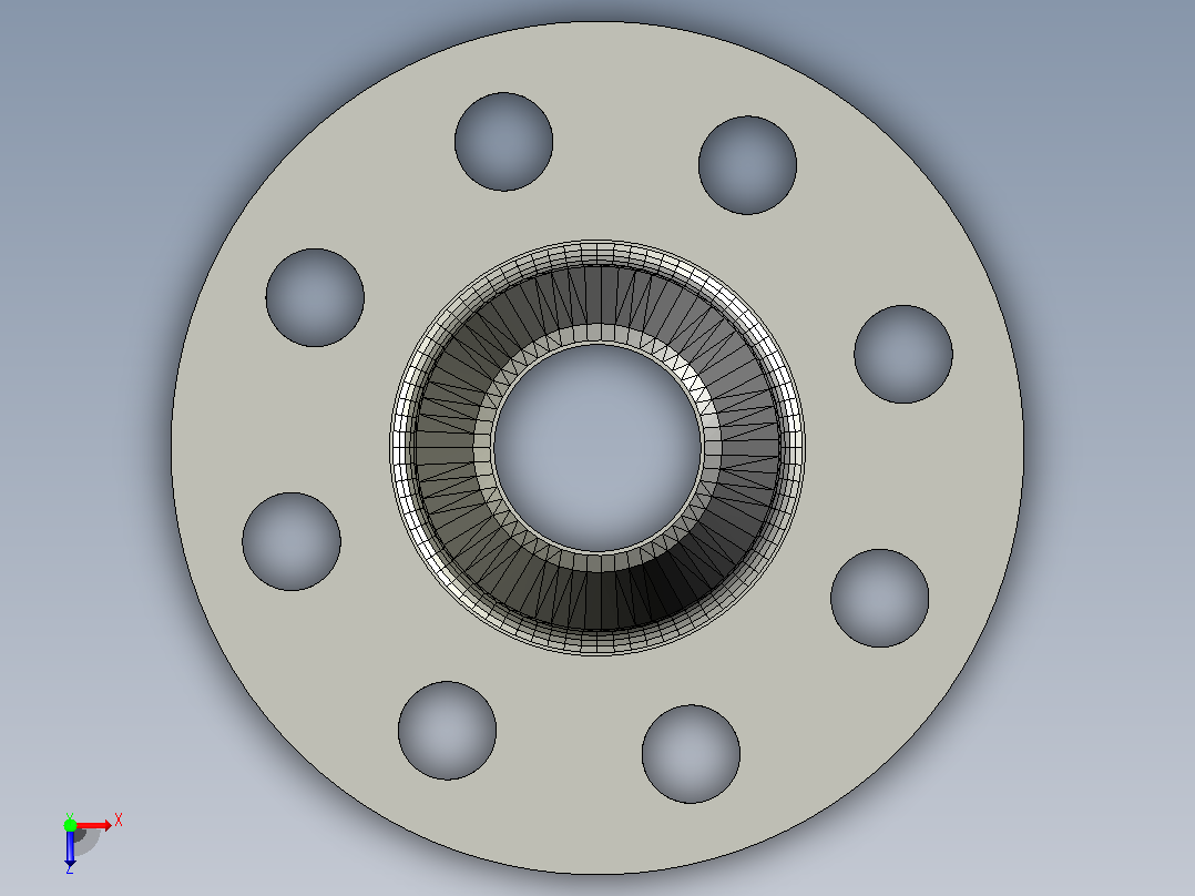 ASME B 16.5 RFWN法兰# 2500 NPS 15至NPS 300俯视图