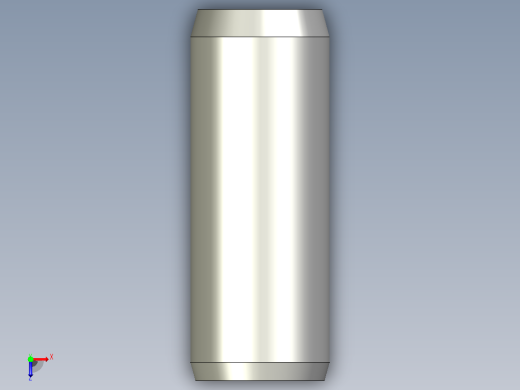 GB-T120.1-2000 不淬硬钢和奥氏体不锈钢内螺纹圆柱销俯视缩略图