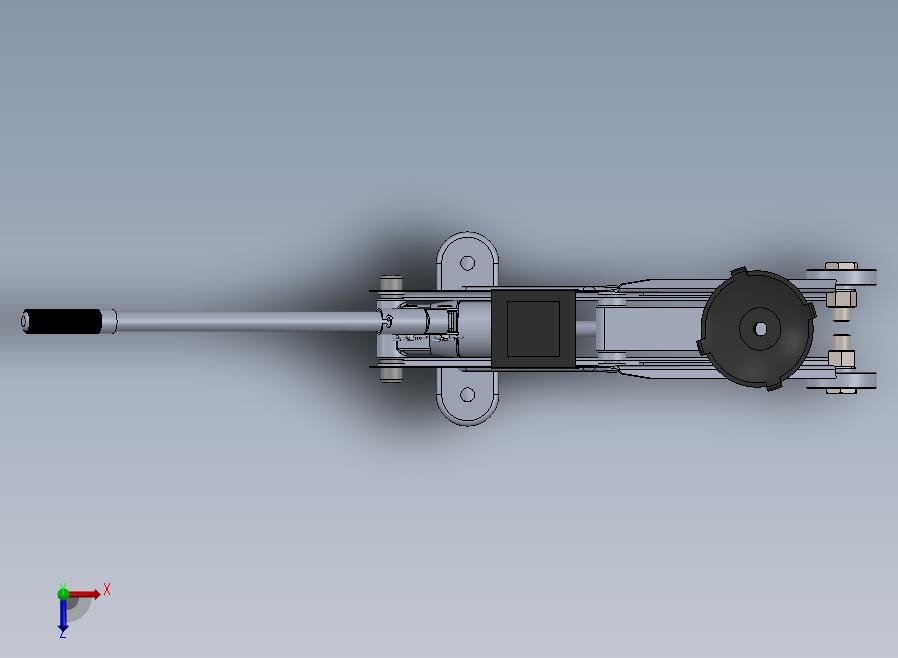 A23-汽车液压千斤顶俯视图