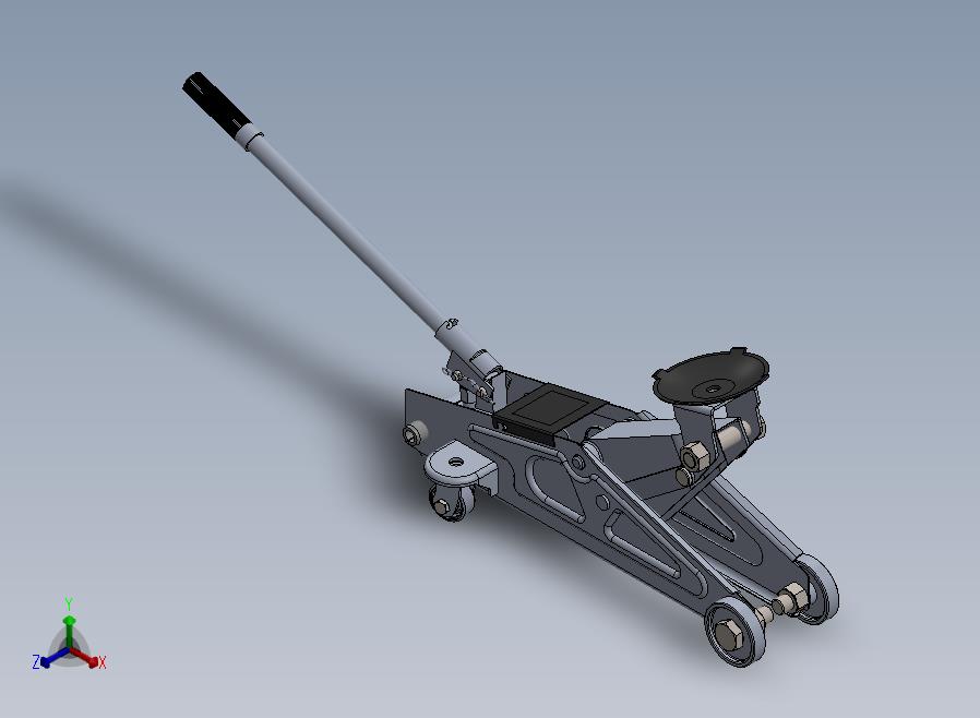 A23-汽车液压千斤顶正等轴测图