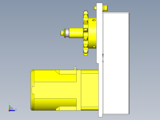 塑料链条输送机左视缩略图