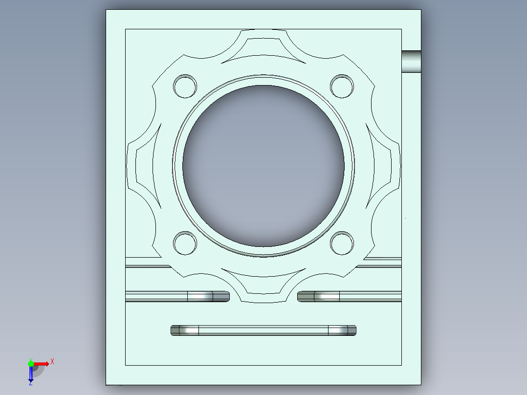 新型减速器 俯视图