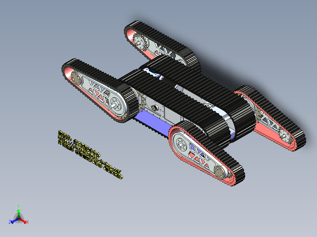 A19-履带小车可搭配机械臂 SW2012