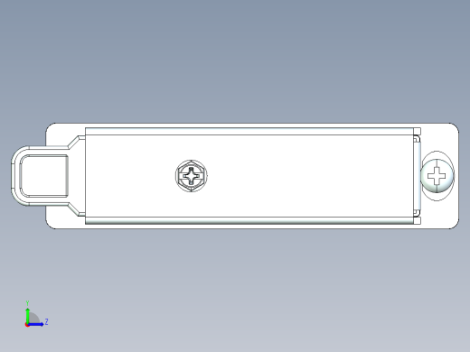 钣金锁-MS730-1A左视缩略图