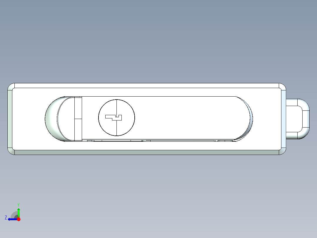 钣金锁-MS730-1A右视图