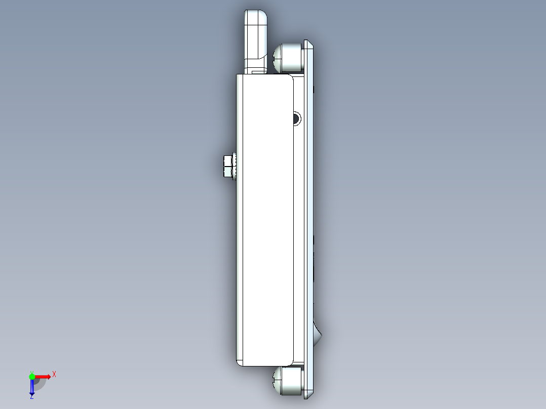 钣金锁-MS730-1A俯视图