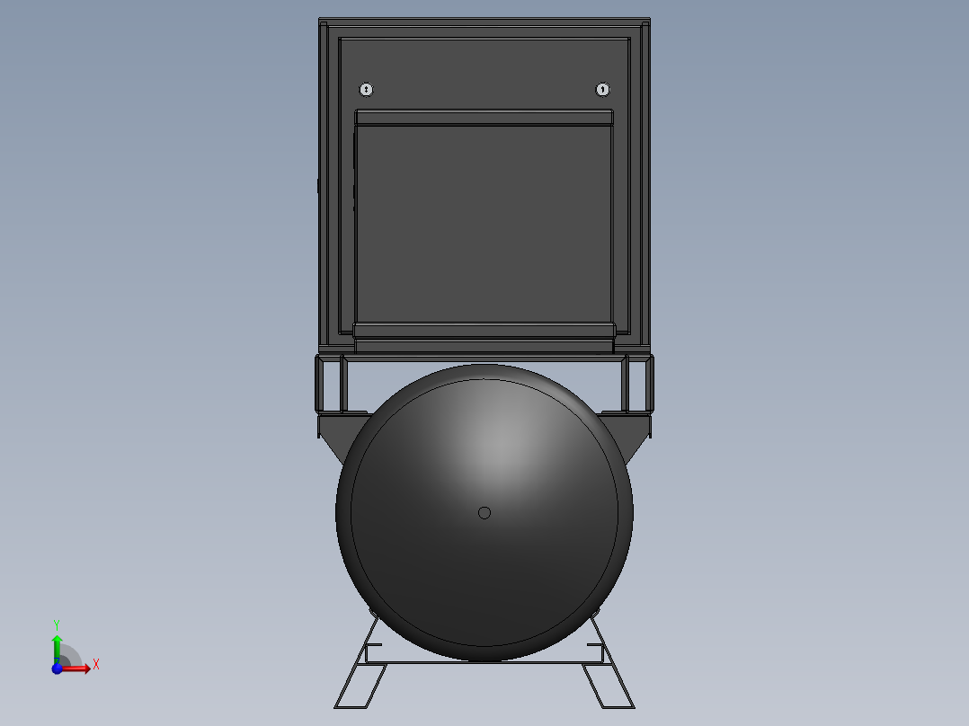 空气压缩机前视图