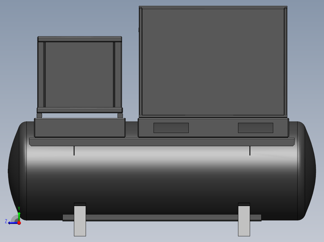 空气压缩机右视图