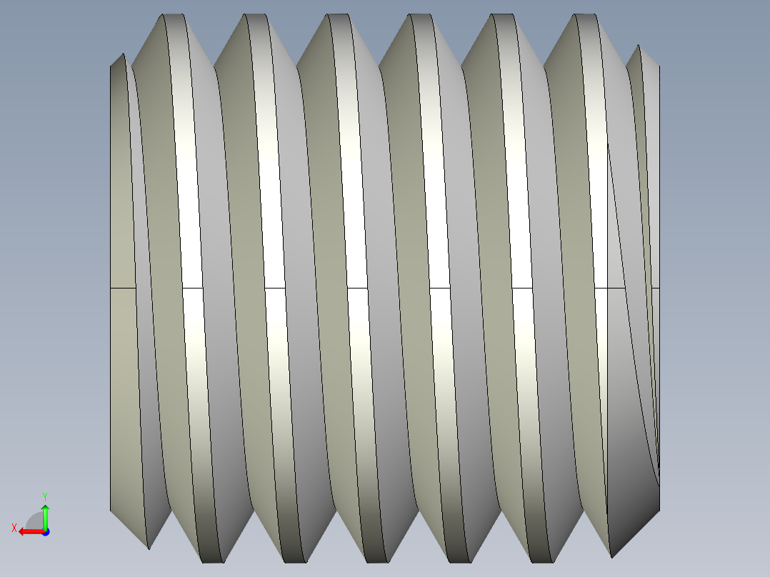 DIN 913-ISO 4026 固定螺钉-M10 L=10.STEP后视图