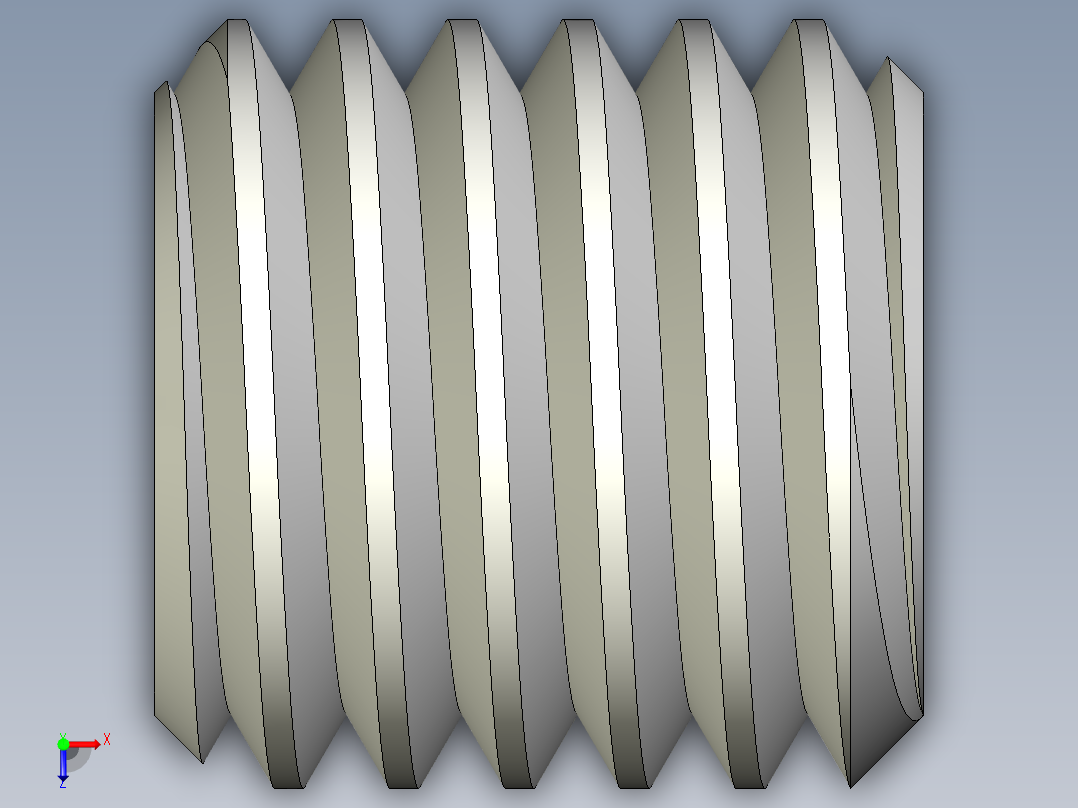 DIN 913-ISO 4026 固定螺钉-M10 L=10.STEP俯视图