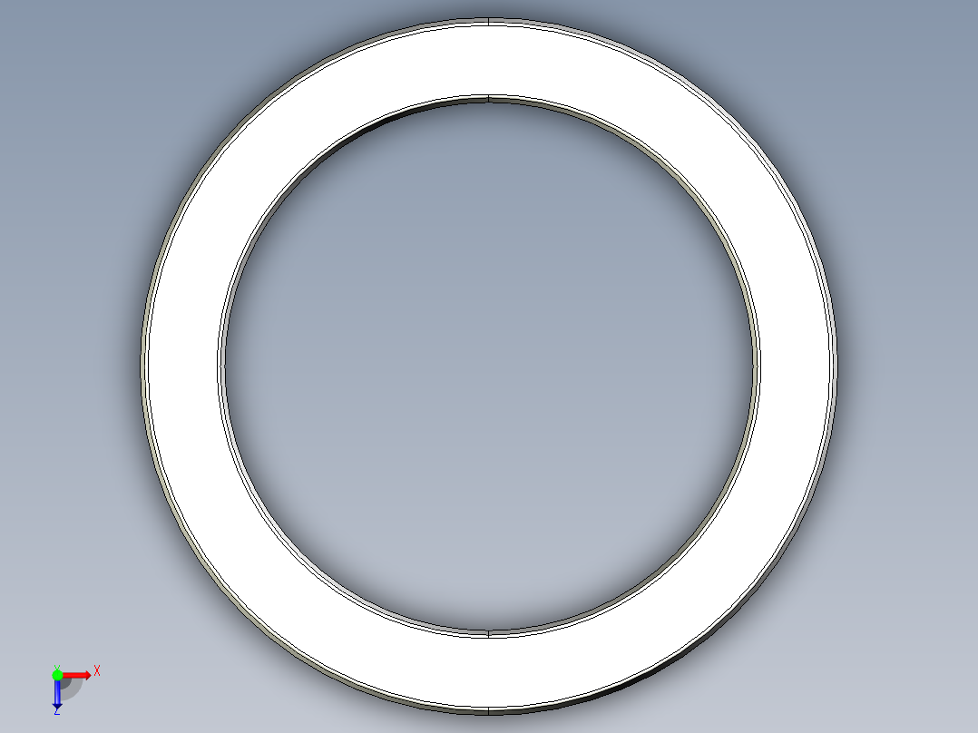 型材-KJN DAMPING RING FOR _0 HINGED FOOT 3842522303俯视图