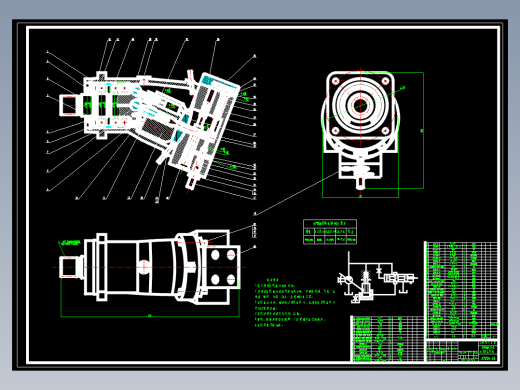 A7V58斜轴式柱塞泵CAD图纸1030996==200