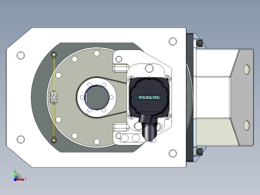 单臂斜交五轴头前视缩略图