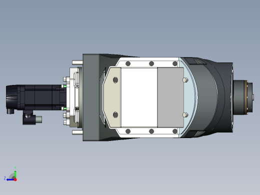 单臂斜交五轴头右视缩略图