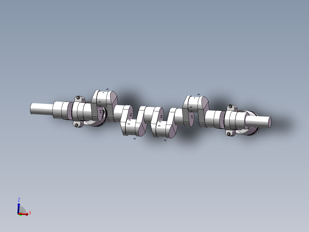 曲轴连杆活塞模型与CAD