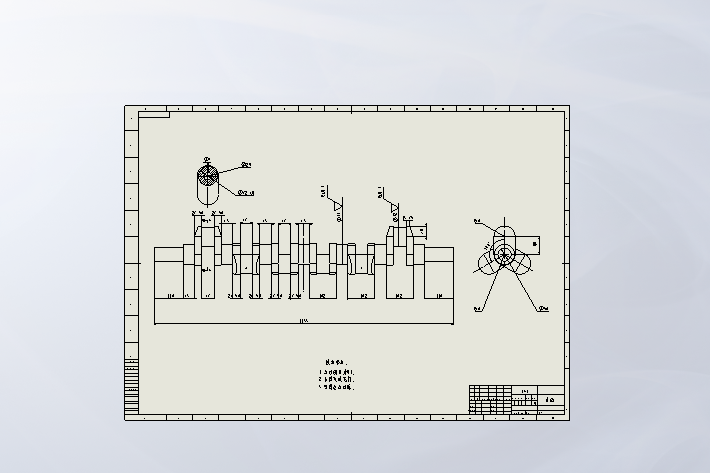 曲轴连杆活塞模型与CAD
