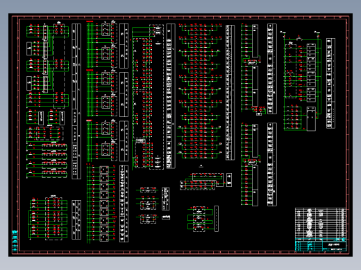 220KV变电所主变压器二次线图