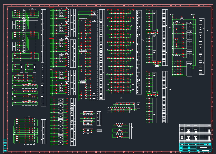 220KV变电所主变压器二次线图