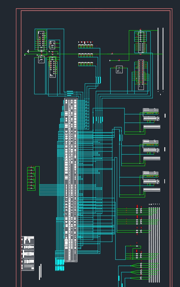 220KV变电所主变压器二次线图
